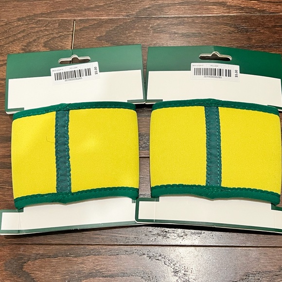 Set of 2 Masters Yellow and Green Cup Coolers - Picture 5 of 5